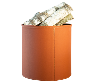 Дровница Dublin в экокоже, медно-рыжий