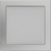 Решетка вентиляционная Стальная шлифованная 22x22