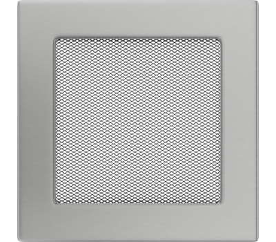 Решетка вентиляционная Стальная шлифованная 17x17