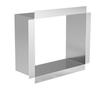 Тоннель (короб) для крепления топочной дверцы 210х250 мм