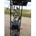 Кованый мангал с крышей КУ-4, сталь 5 мм