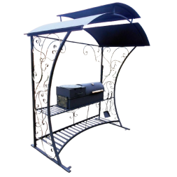 Мангал 4 в 1 с крышей КР-16, сталь 5 мм