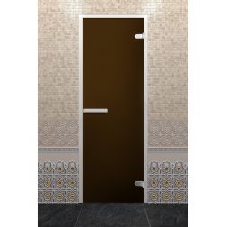 Дверь для бани Doorwood Хамам Лайт Бронза
