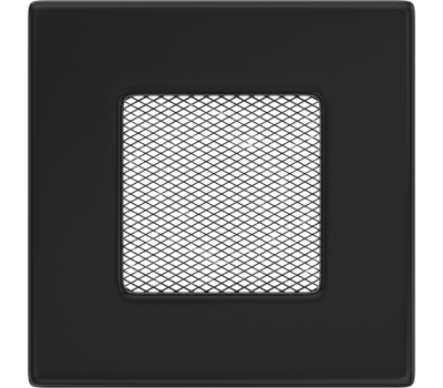 Решетка вентиляционная Чёрная 11x11