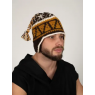 Шапка вязаная для бани Woodson Viking, орнамент, 1 косичка