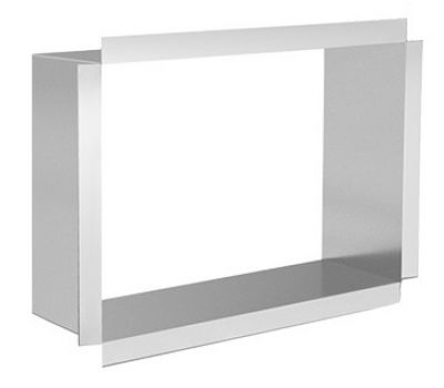 Тоннель (короб) для крепления топочной дверцы 407х273 мм (без арки)