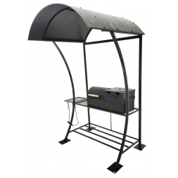 Мангал 4 в 1 с крышей Шеф-повар, сталь 5 мм