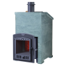 Печь для бани комплект GFS ЗК 25 (П2) Президент 1000/50 Талькохлорит