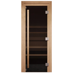 Стеклянная дверь для бани Cooper Premium 190*71,5 бронза