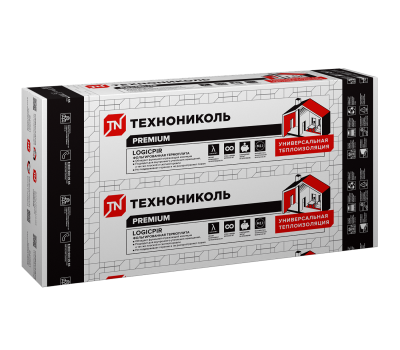 Плиты теплоизоляционные ТехноНИКОЛЬ LOGICPIR Баня Ф/Ф L-1190х590х30 (5,6168м2 упаковка)