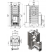 Печь для бани Aston 24 Inox (310) Аква