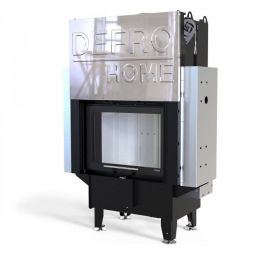 Каминная топка DEFRO HOME RIVA SM G SHORT с водным контуром и подъемом стекла вверх