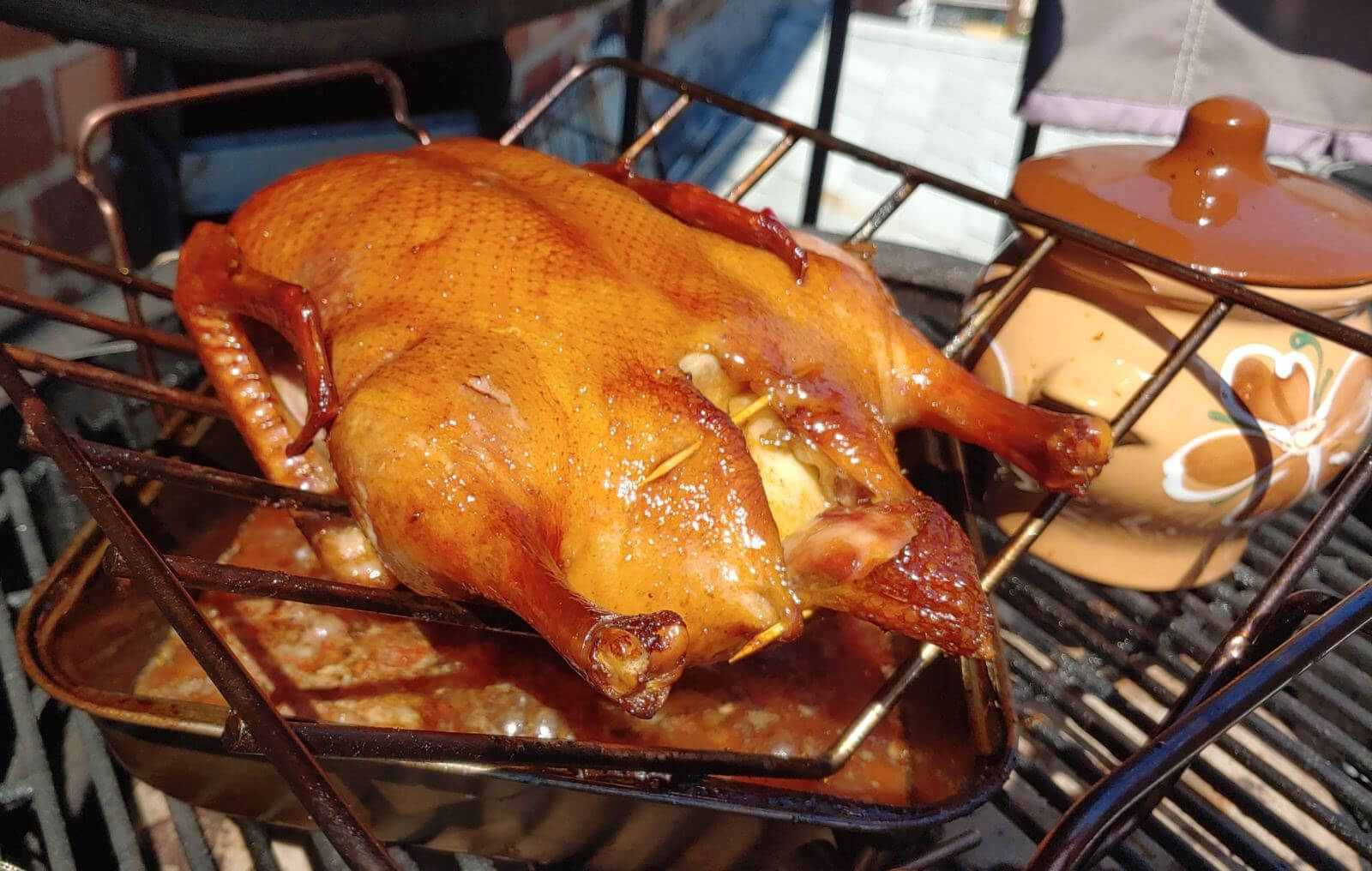 утка в тандыре